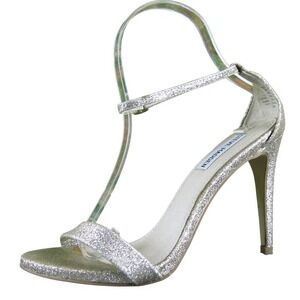 Steve Madden Women‎ Stecy Ankle Strap Gold Synthetic 7.5 Medium Gently Used 2025